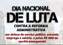 Ceará: CUT e centrais realizam ato contra a reforma administrativa nesta quinta