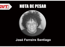 Nota de pesar pelo falecimento de José Ferreira Santiago
