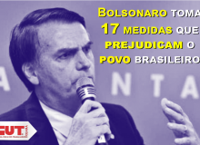 Em 24h, Bolsonaro toma 17 medidas que prejudicam o povo brasileiro