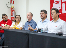 "O Brasil está sem rumo", afirma Haddad no Ceará