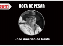 Nota de pesar pelo falecimento de João Américo da Costa