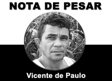 Nota de pesar pelo falecimento do dirigente Vicente de Paulo