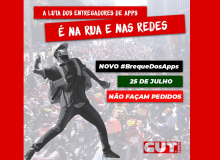 Entregadores de Fortaleza organizam mais um “Breque dos Apps” neste sábado (25)