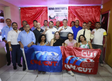 CUT Ceará participa da posse da nova direção do Sindmetal