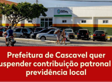 Prefeitura de Cascavel quer suspender contribuição patronal à previdência local