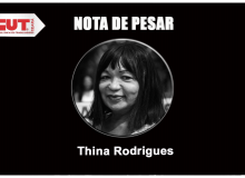 Nota de pesar pelo falecimento de Thina Rodrigues