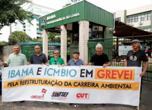 Nota da CUT-CE em solidariedade aos servidores federais da carreira ambiental