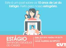 Estágio em empresas de Comunicação será tema de seminário no MPT-CE no dia 25/9