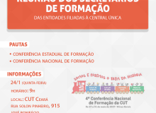 Reunião preparatória para a 4ª Conferência Nacional de Formação da CUT