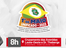 Fortaleza: CUT e demais centrais sindicais celebram o 1º de Maio com ato no Pirambu