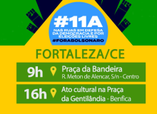 Fortaleza: atos em defesa de eleições livres tomarão as ruas nesta quinta (11)