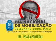 Fortaleza terá manifestação por #ForaBolsonaro neste sábado, 9 de abril