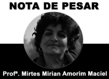 Nota de pesar pelo falecimento da professora Mirtes Amorim