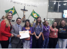 Dirigente da CUT é homenageada na Assembleia Legislativa do Ceará