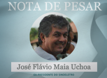 Nota de pesar pelo falecimento do ex-presidente do Sindeletro Flávio Uchoa