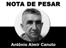 Nota de pesar pelo falecimento do dirigente Antônio Almir Canuto