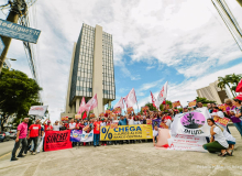 CUT-CE participa de Dia de Luta por juros baixos, democratização do Carf e saída de Campos Neto