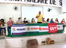 CUT Ceará participa de oficina da Fetraece sobre sustentabilidade política e financeira em Itapipoca