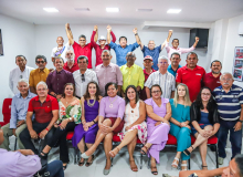 CUT Ceará participa de solenidade de posse da nova direção do SINTSEF-CE