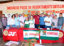 CUT-CE participa da solenidade de entrega da imissão de posse da Fazenda Santa Clara em Ibaretama